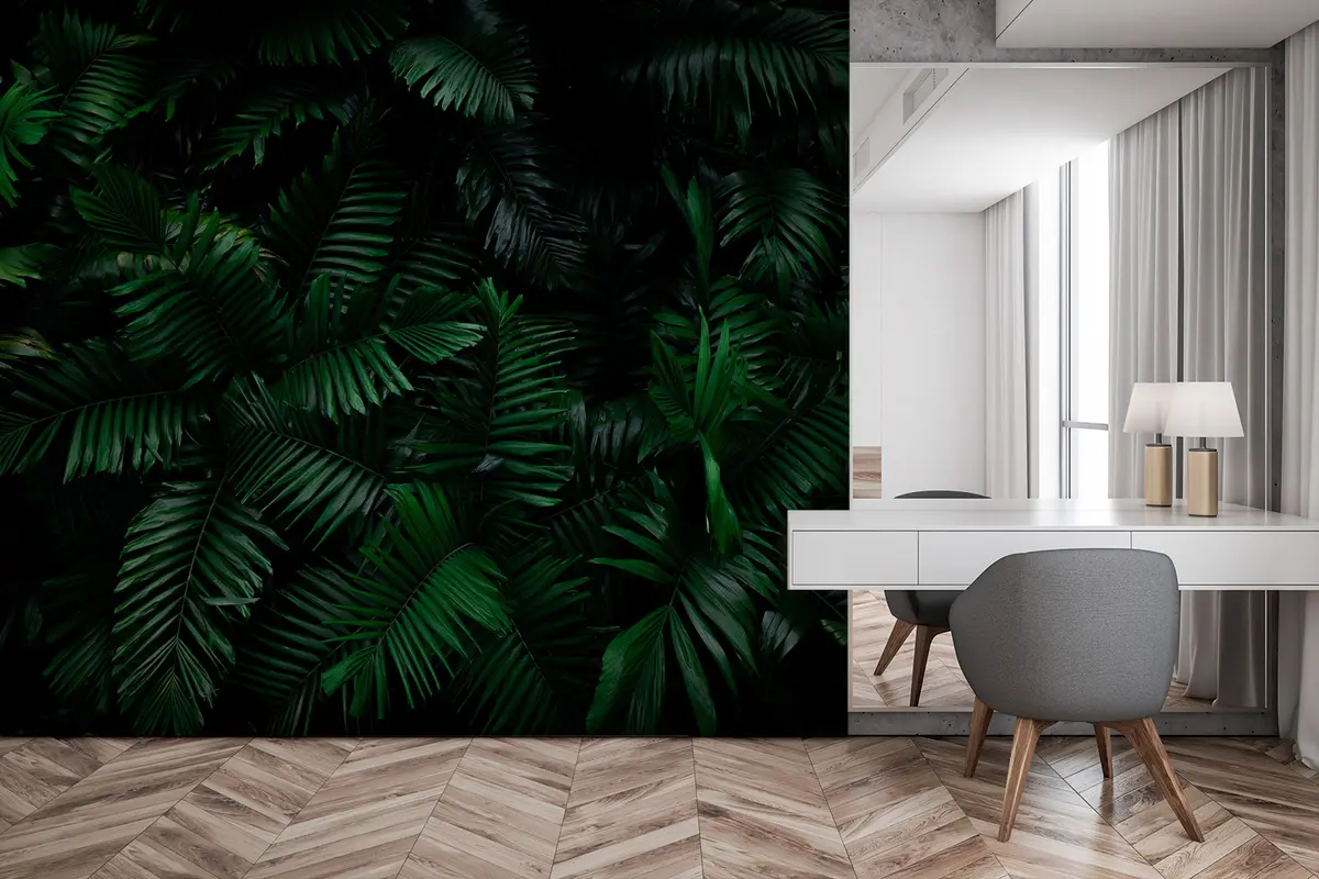 murales de pared Hojas de palma u75760