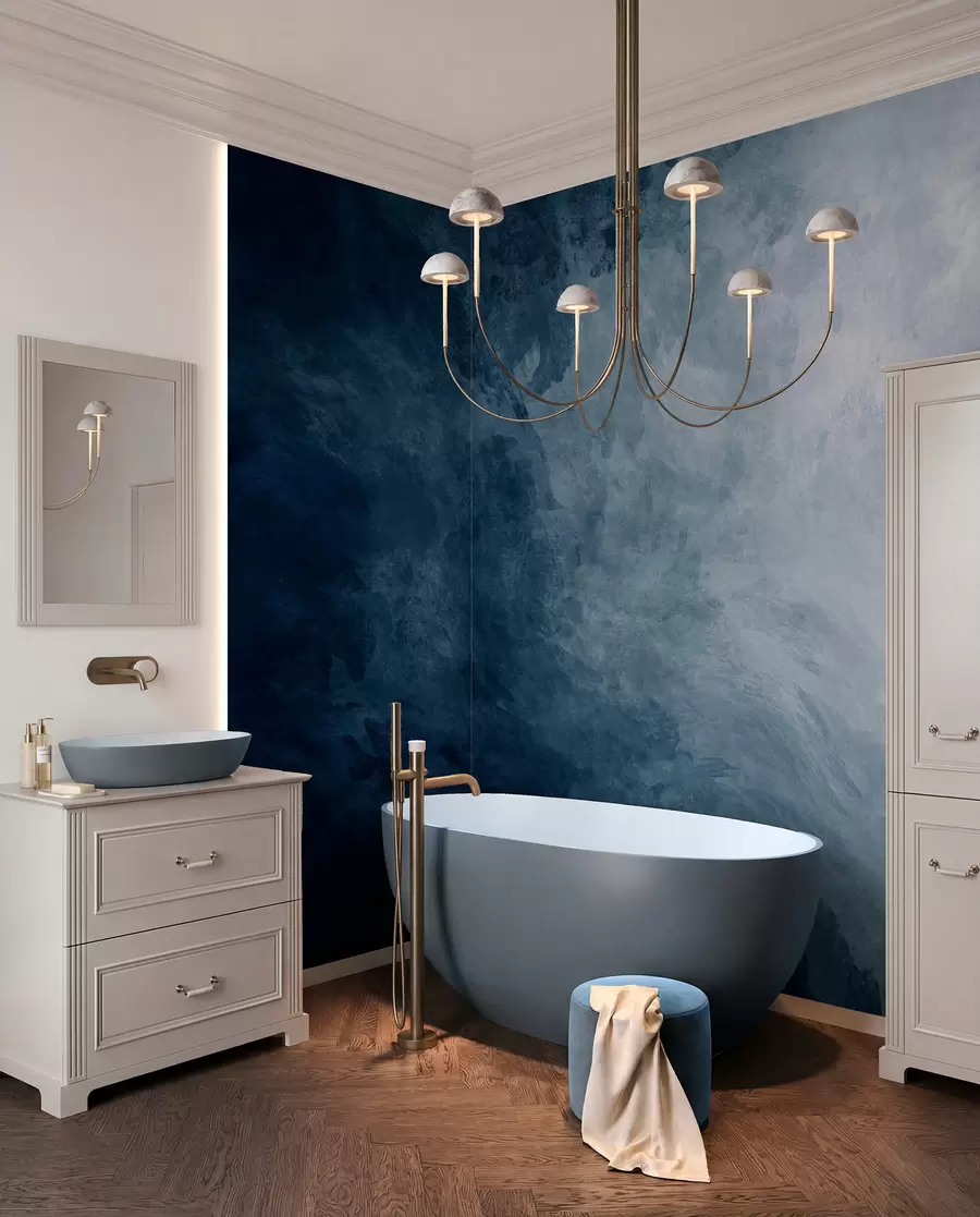murales de pared Agua, nube y gris u03136