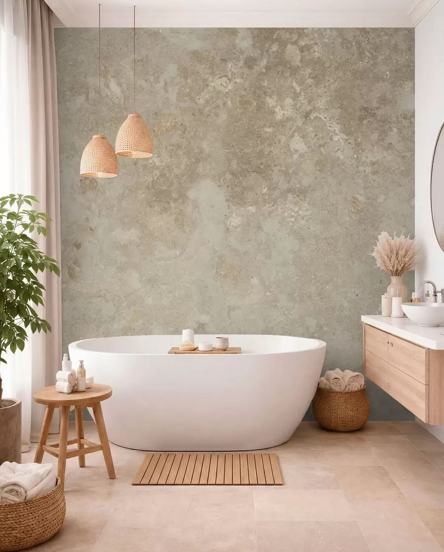 murales de pared Piedra moteada en gris pardo u94384