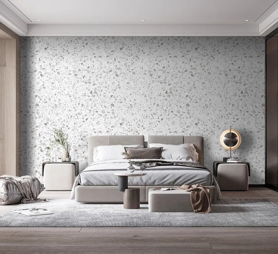 murales de pared Baldosas de terrazo, mosaico con piedras naturales, granito, mármol, cuarzo, hormigón u94304