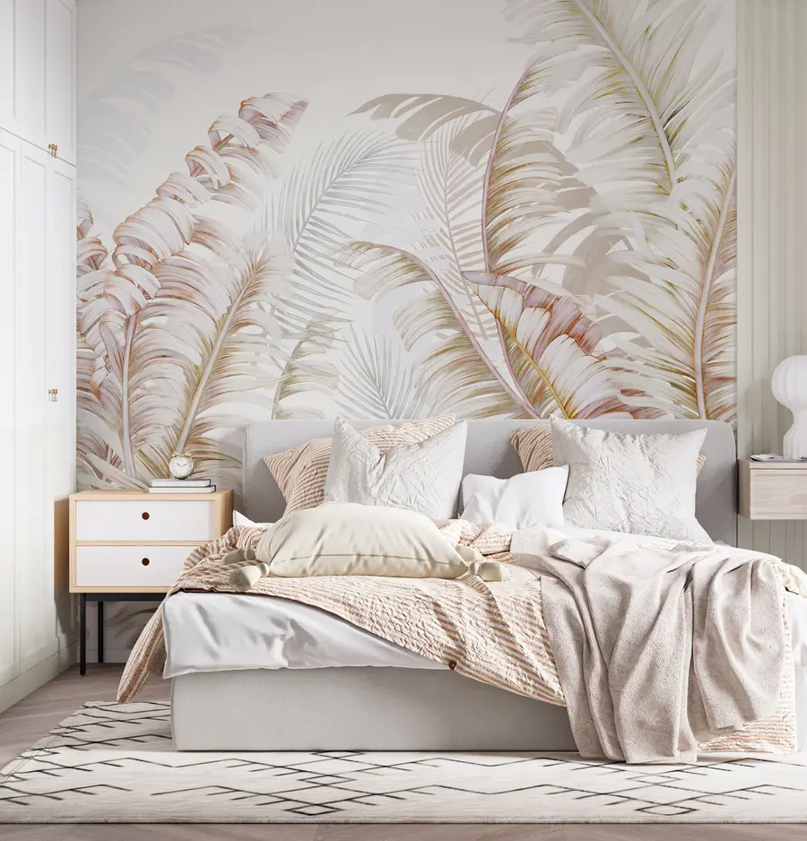 murales de pared hojas tropicales u94469