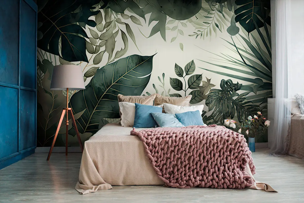 murales de pared Espejismo frondoso u75435