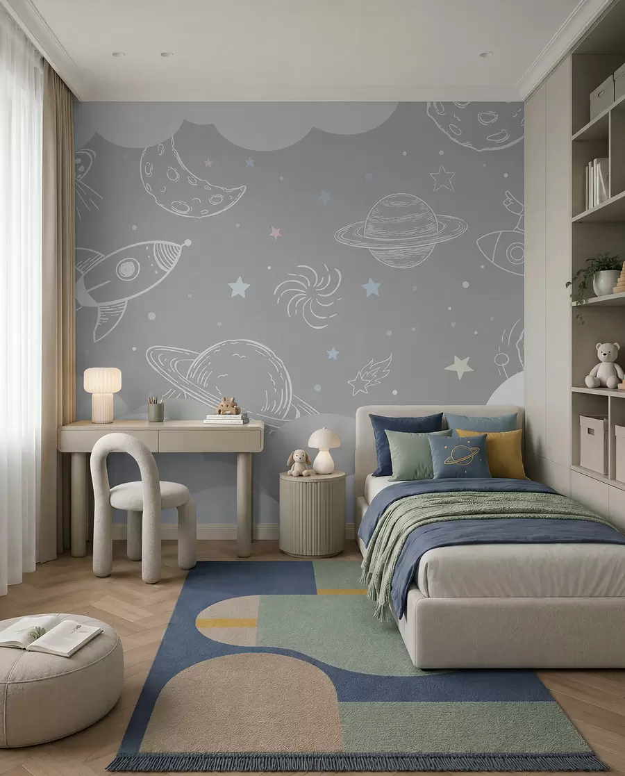 murales de pared cielo espacial u94636