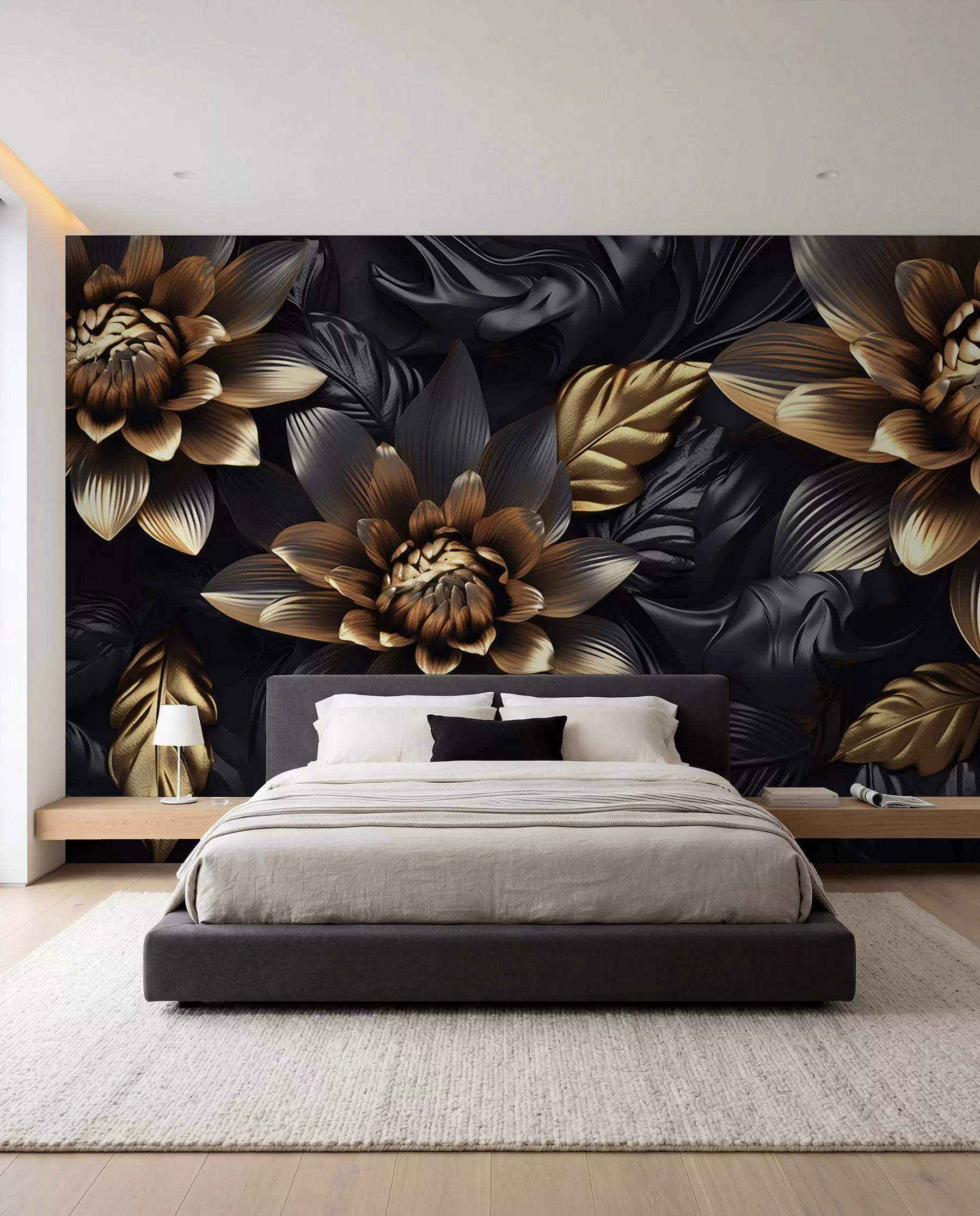 murales de pared Flor de bronce u95244