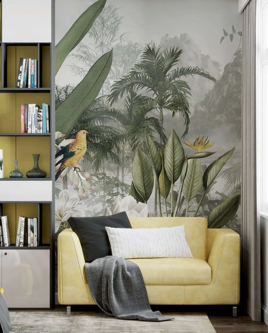 murales de pared selva tropical u95396