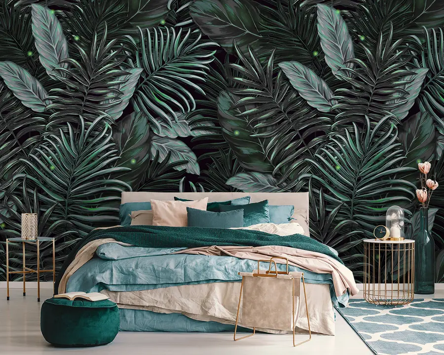 murales de pared Hojas u95936