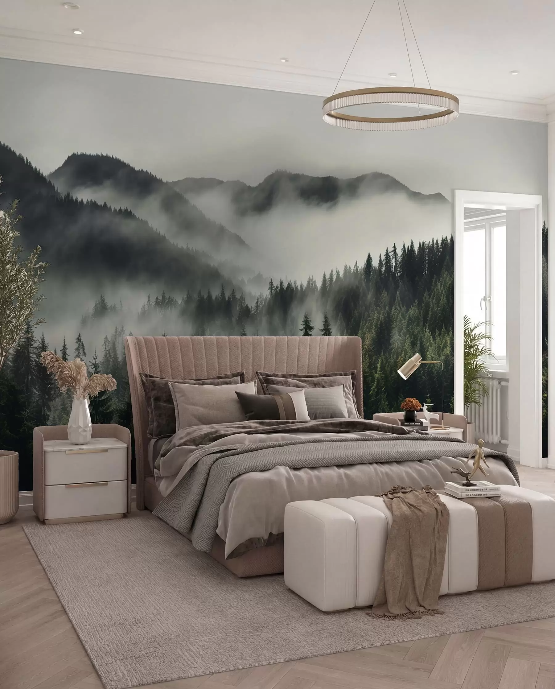 murales de pared Montañas en silencio u96027