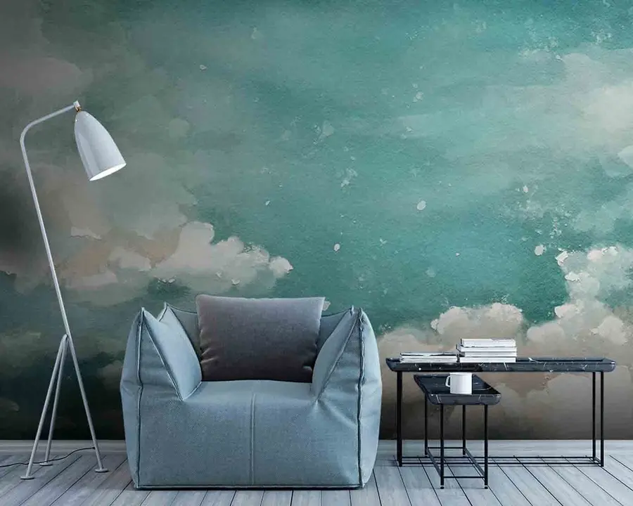 murales de pared Cielo y nubes en aceite u96323