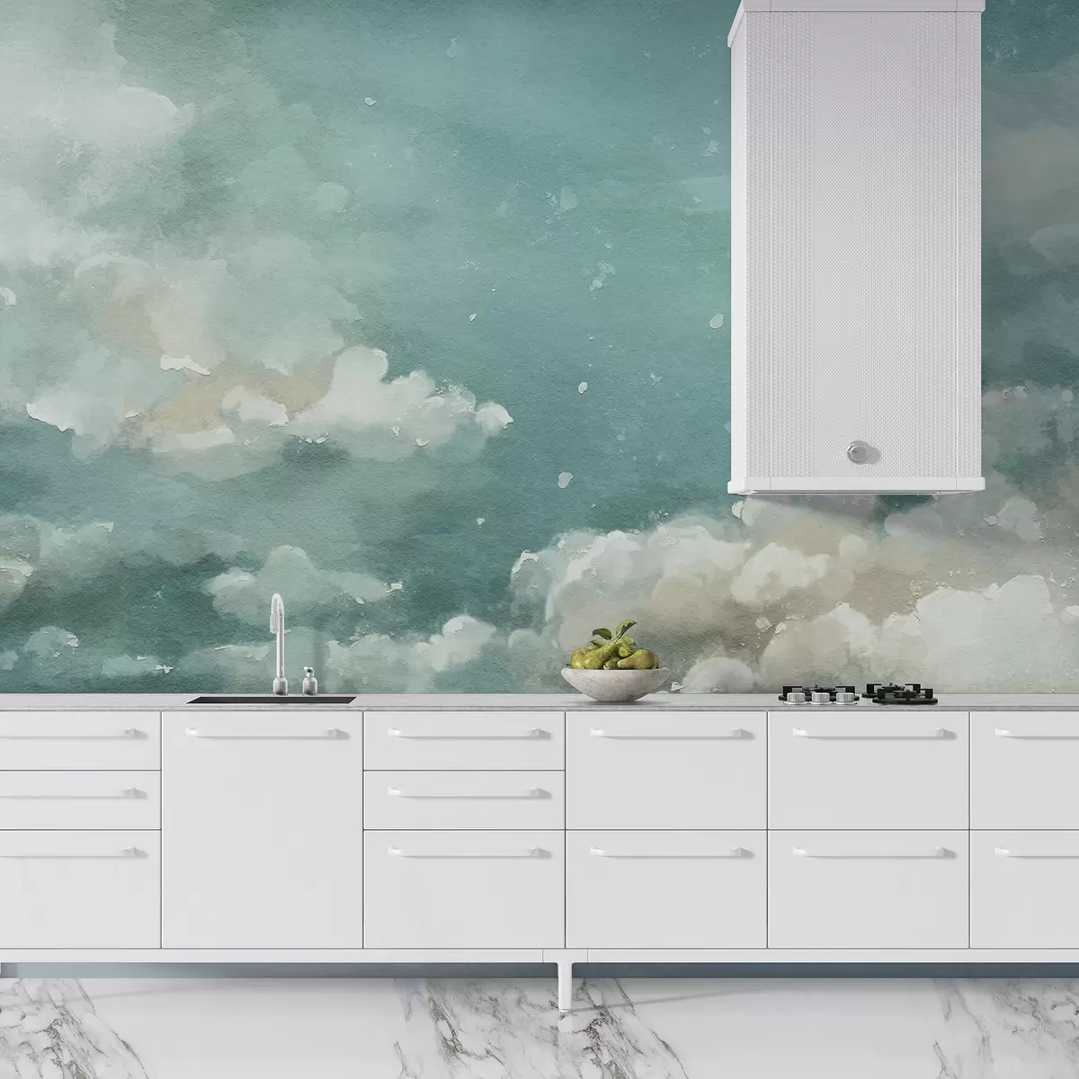 murales de pared Cielo y nubes en aceite u96323