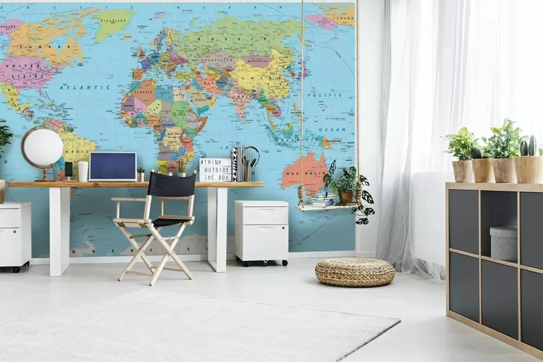 murales de pared El mundo en muchos colores u13370