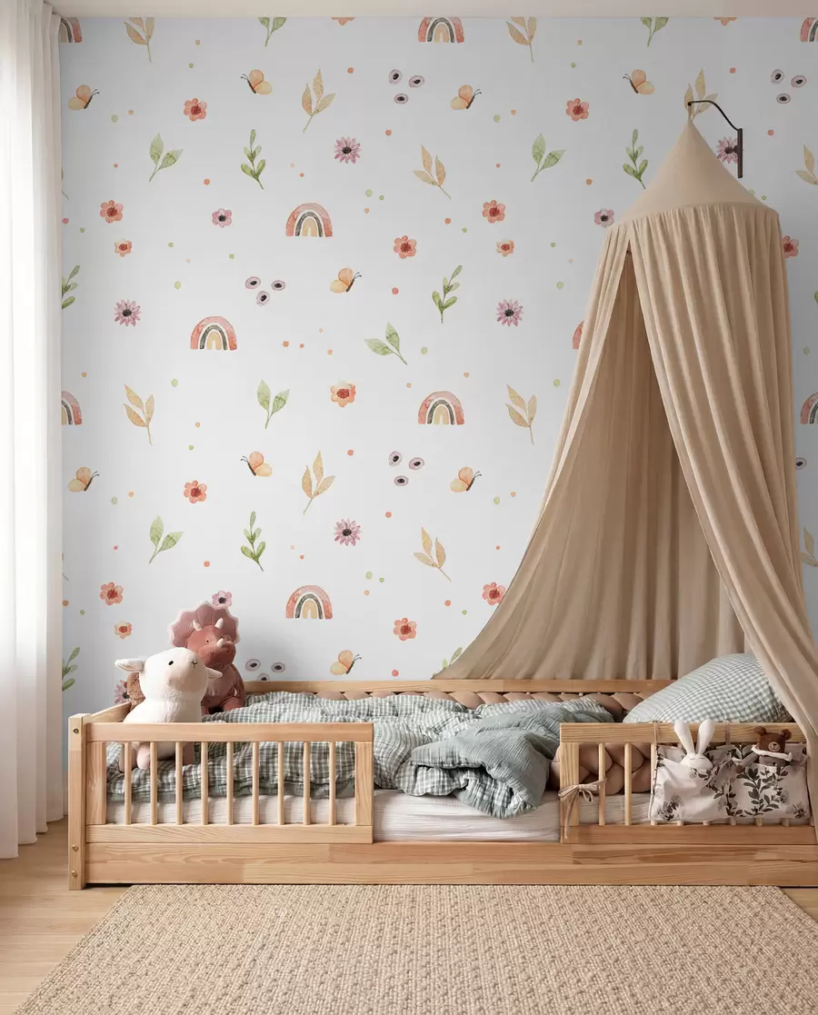 murales de pared Dibujo de acuarela infantil u96608