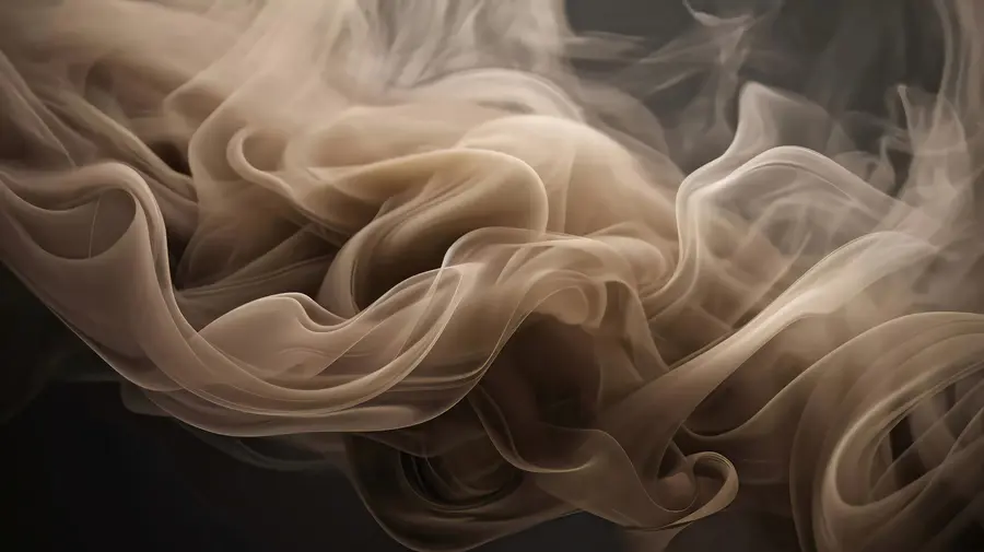 murales de pared Olas abstractas de humo u96591