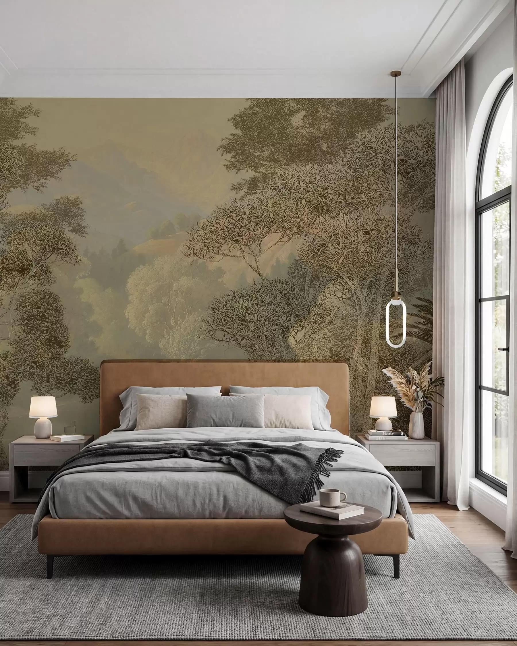 murales de pared Paisaje de tapiz tropical u97403