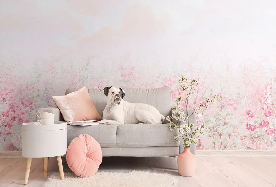 murales de pared flores en relieve 3d u97407