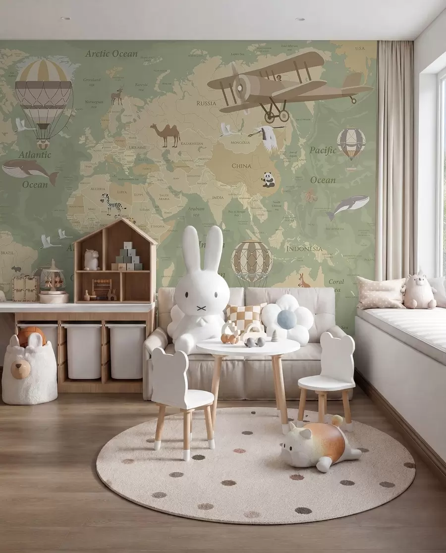 murales de pared Atlas salvia en inglés u36066v2
