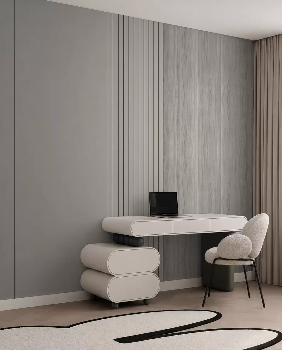 murales de pared Panel con duelas y madera u97549