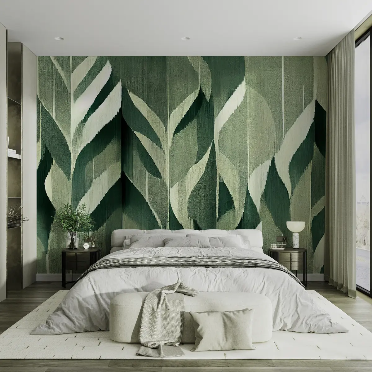 murales de pared patrones tropicales u96639