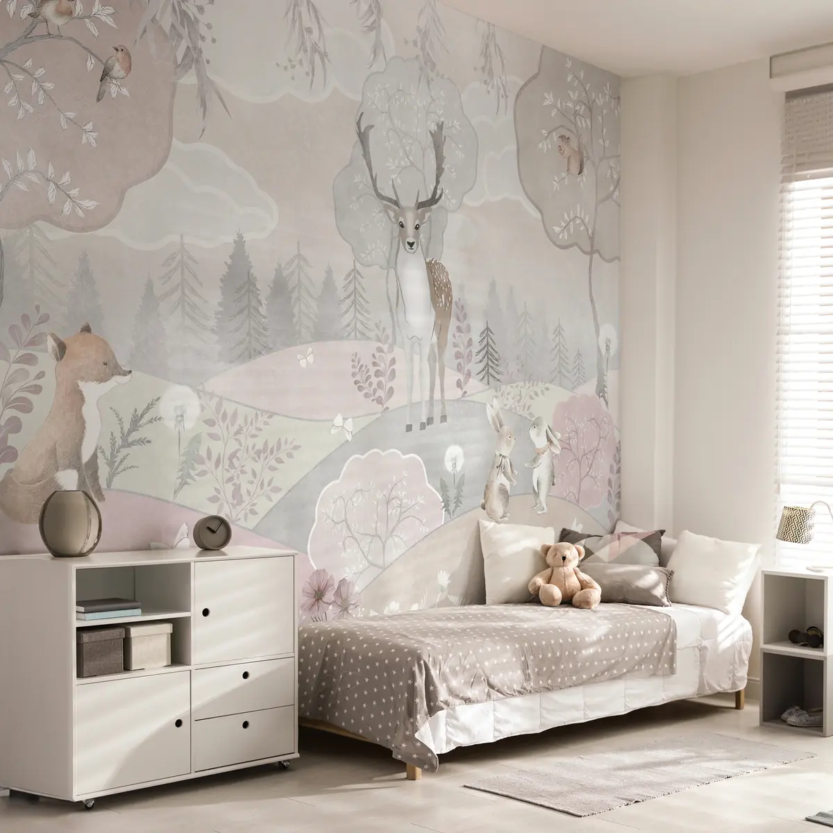 murales de pared Animales en el bosque u98677