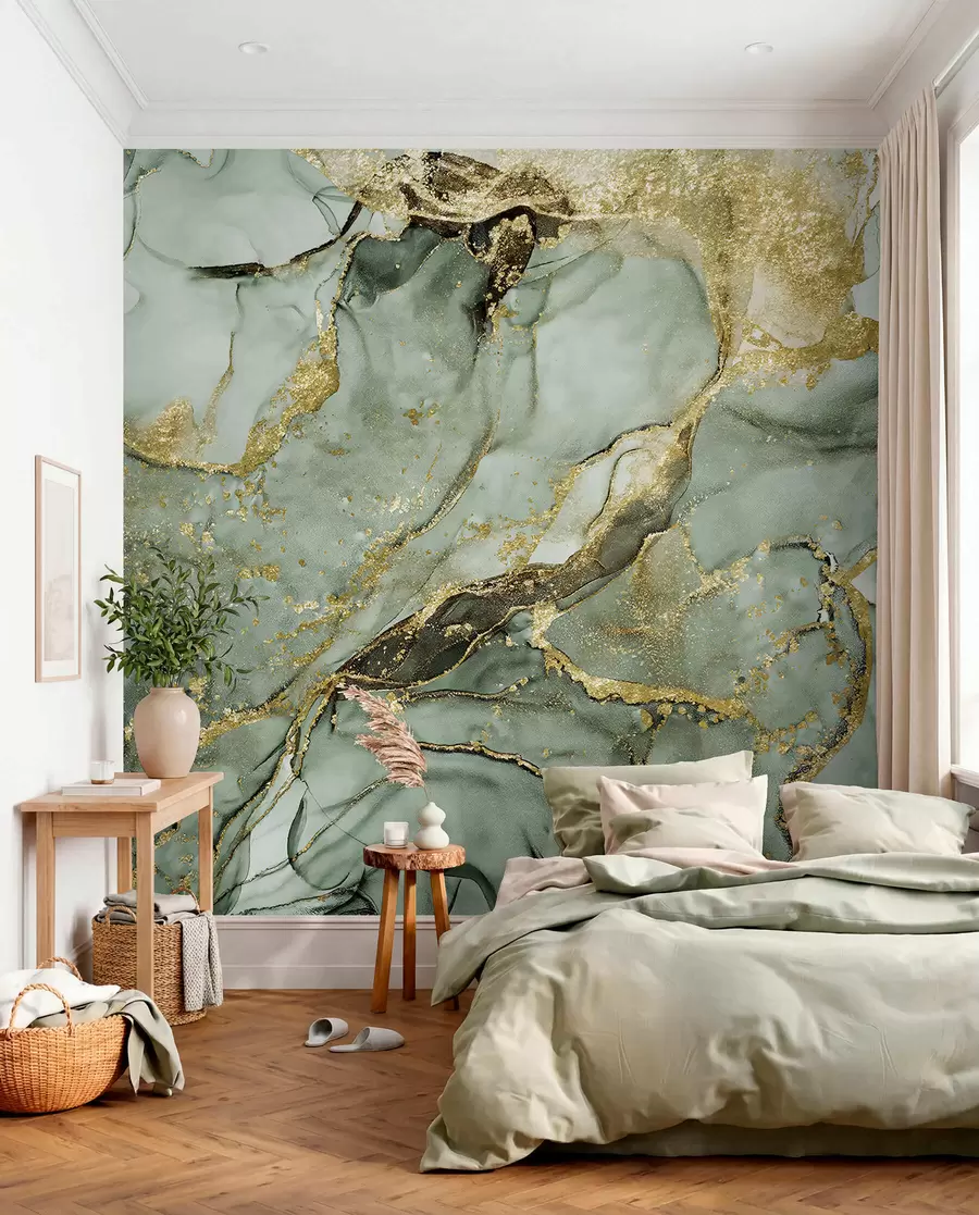 murales de pared Mármol verde u93578v2