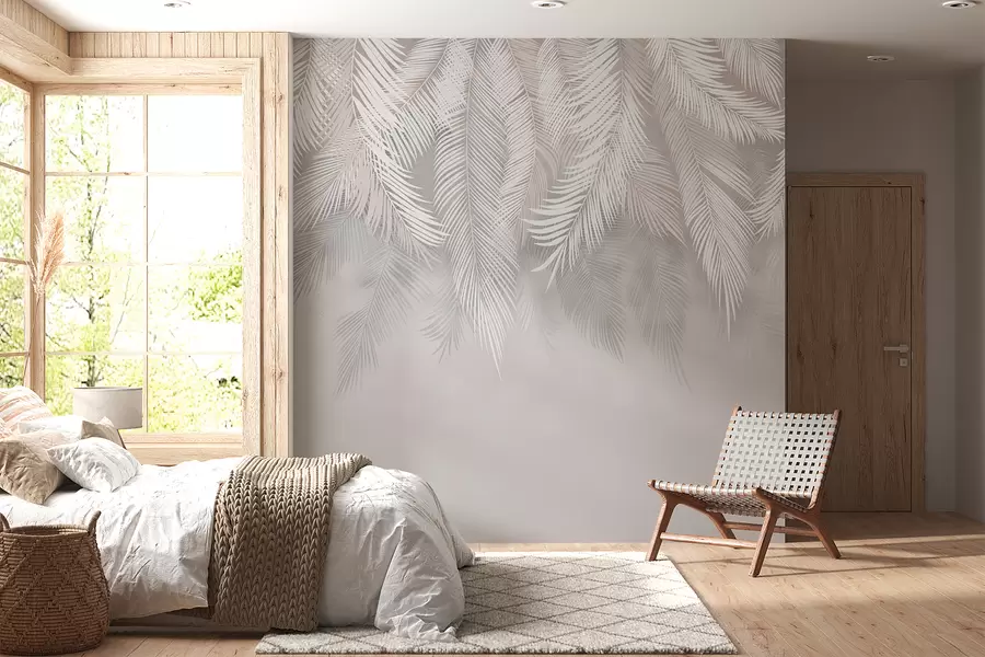 murales de pared Hojas de palmera colgantes u48556d1