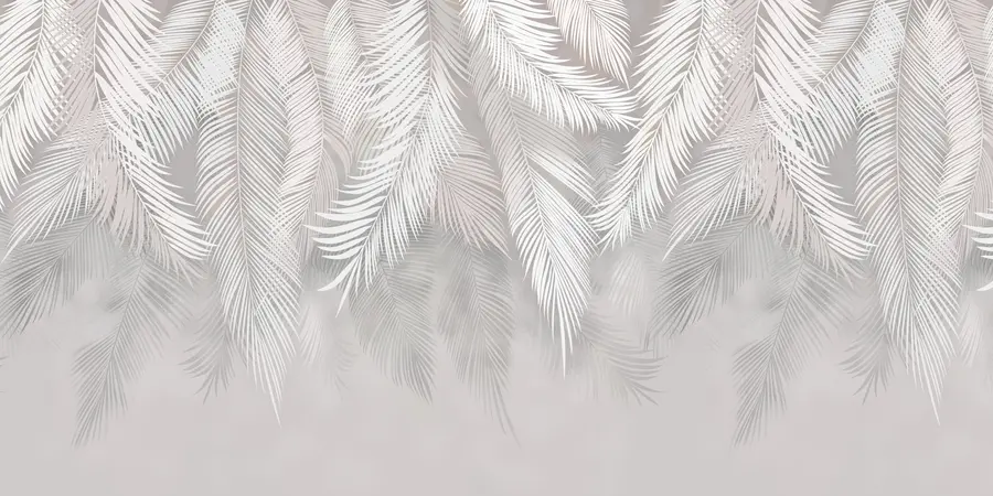 murales de pared Hojas de palmera colgantes u48556d2