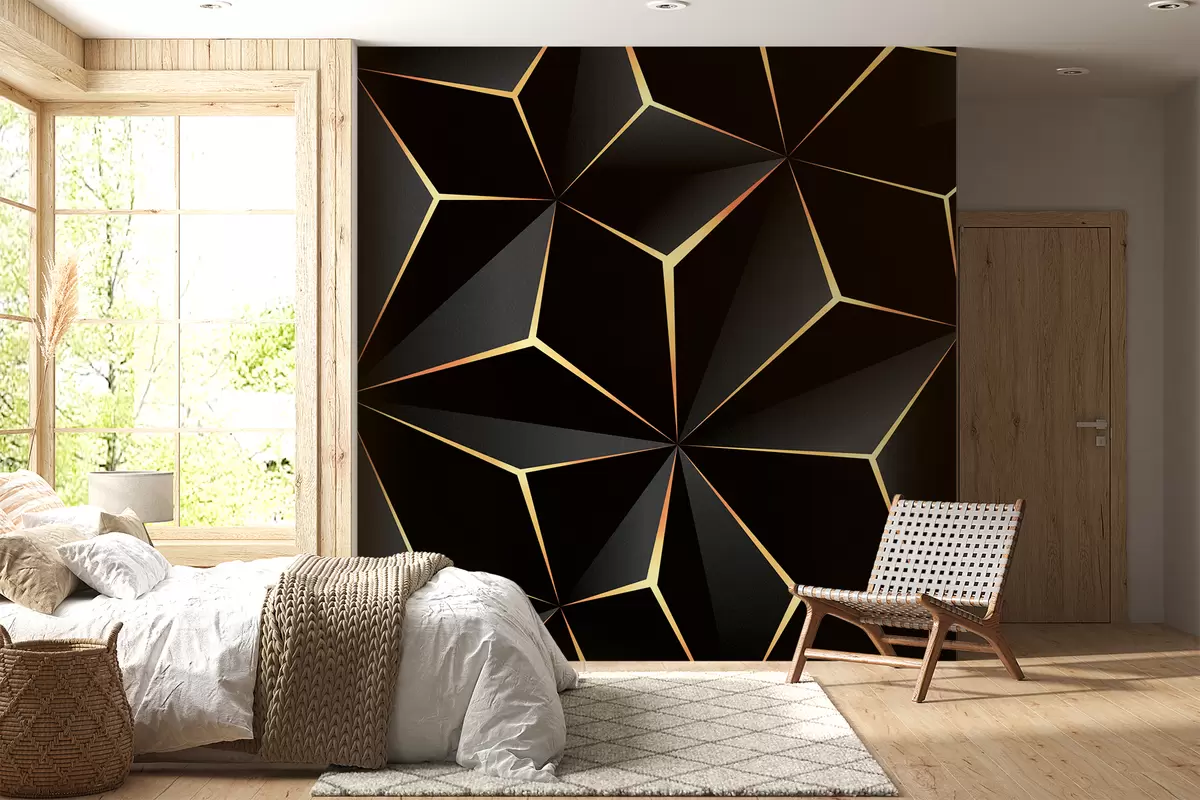 murales de pared Triángulo negro u72104d1