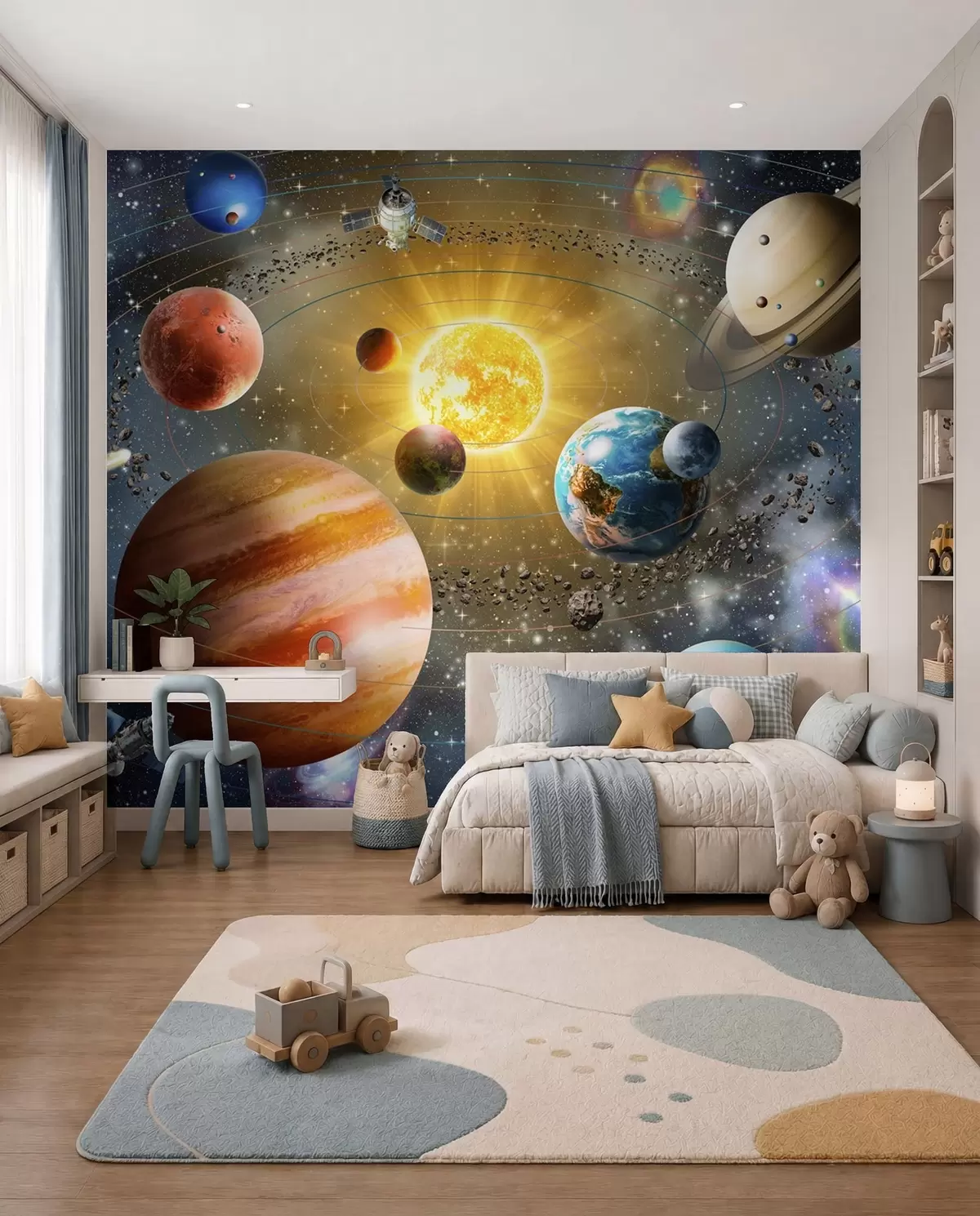 murales de pared Espacio fascinante, sistema solar u97222d2